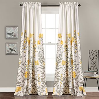 Lush Decor 2-pack April Room Darkening Window Curtains