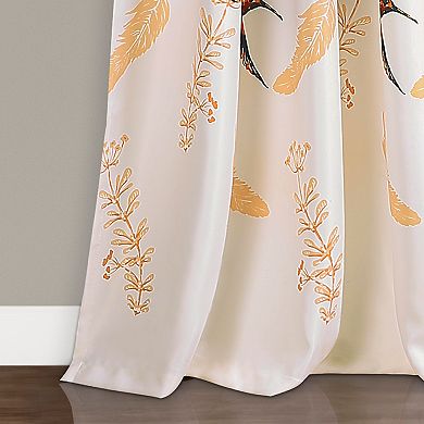 Lush Decor 2-pack Bird Breeze Room Darkening Window Curtain Set