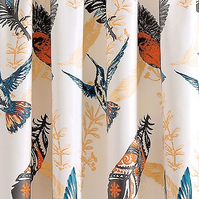 Lush Decor 2-pack Bird Breeze Room Darkening Window Curtain Set