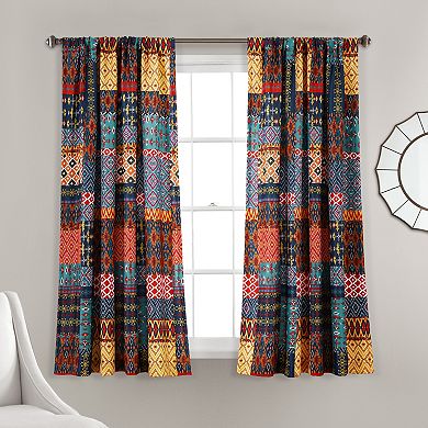 Lush Decor 2-pack Misha Room Darkening Window Curtain Set