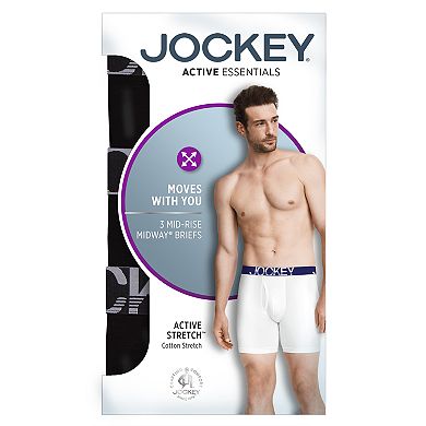 Men's Jockey 3-pack ActiveStretch™ Midway Briefs