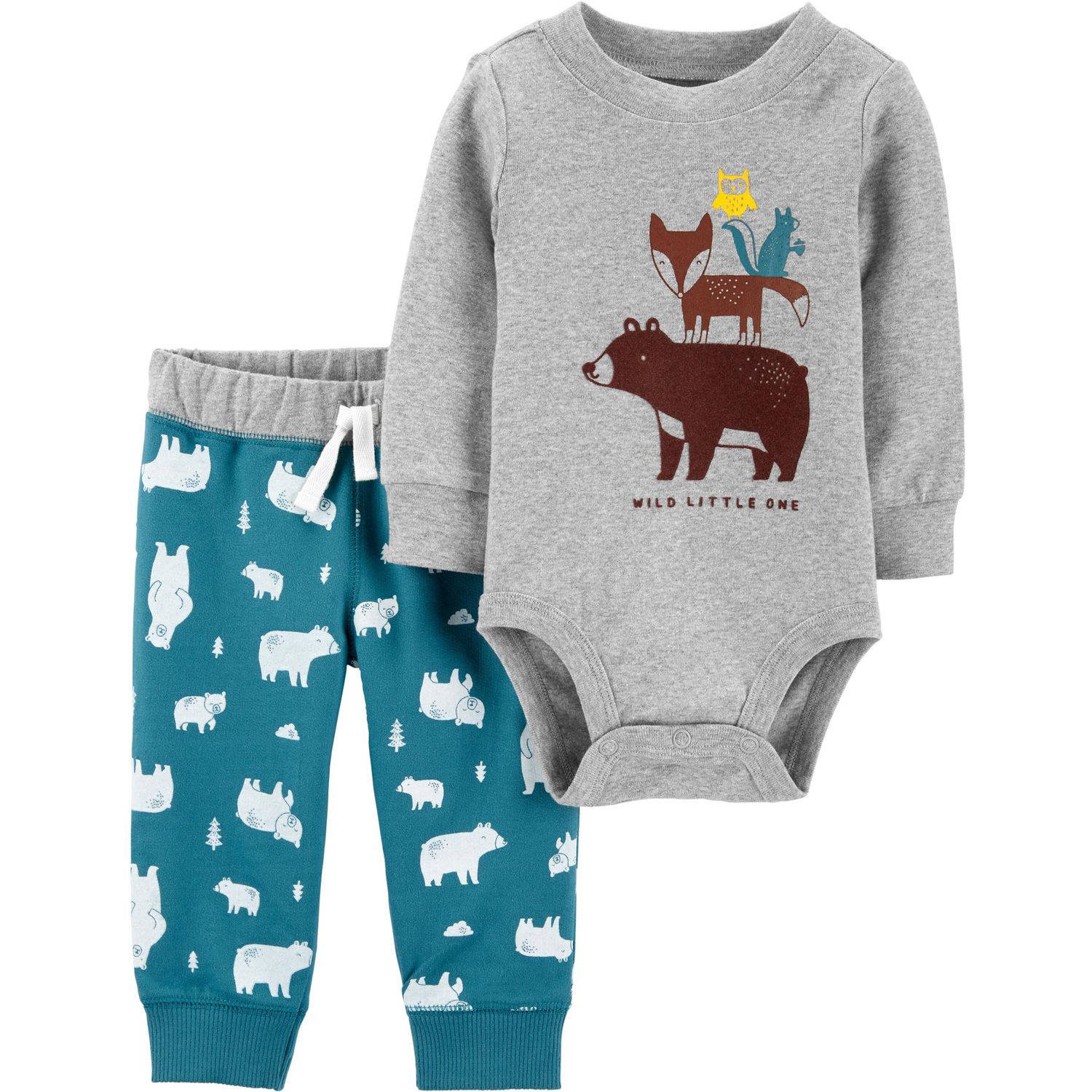 woodland animal baby boy clothes