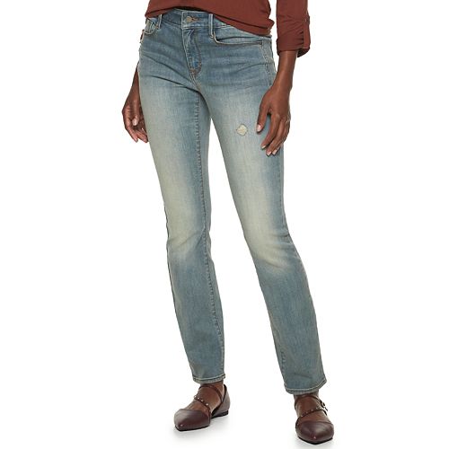 Women's Apt. 9® High-Rise Straight Jeans