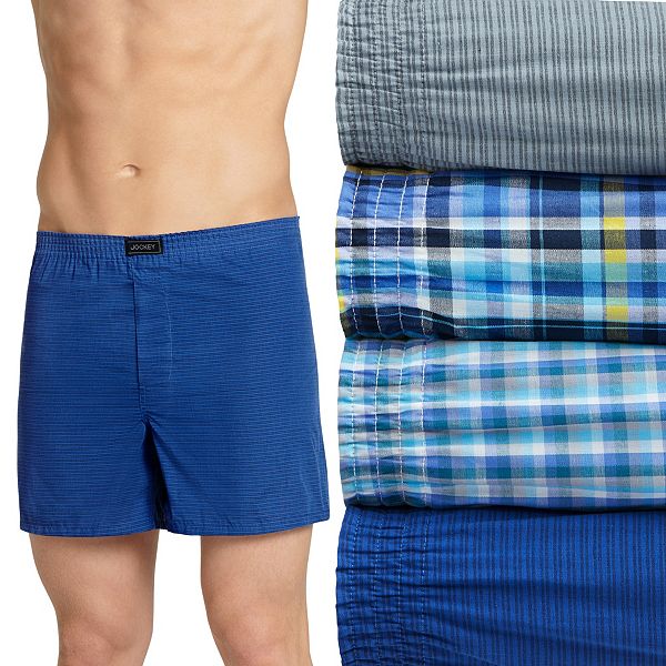 Jockey Men's 4-Pack ActiveBlend Boxer Briefs : : Clothing, Shoes &  Accessories