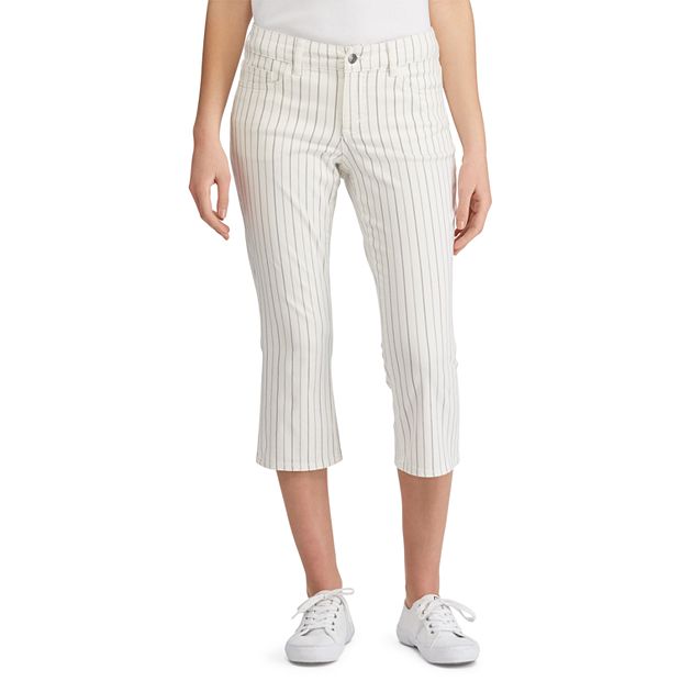 Chaps Women's Stretch Pull On Capris 