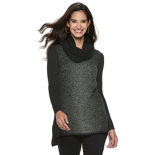 Women's Apt. 9® High-Low Metallic Tunic