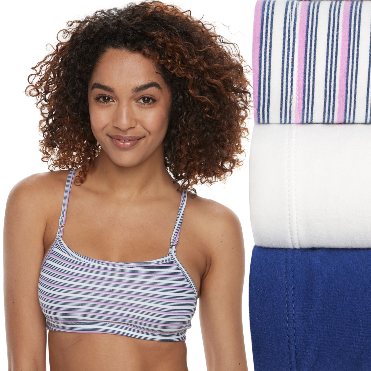 fruit of the loom racerback sports bra