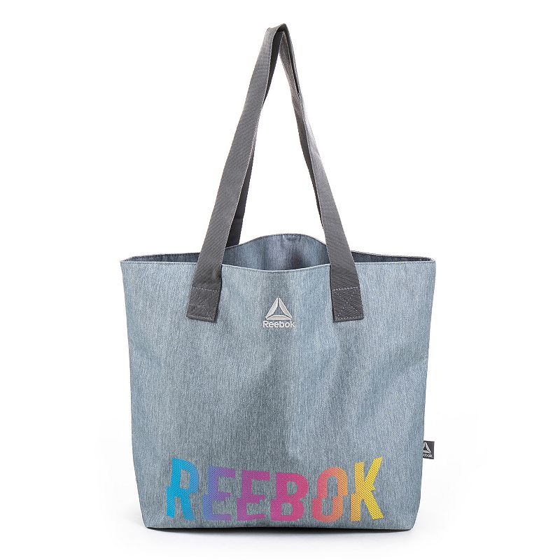 Reebok Studio Series Aurora Drawstring Tote Bag, Grey