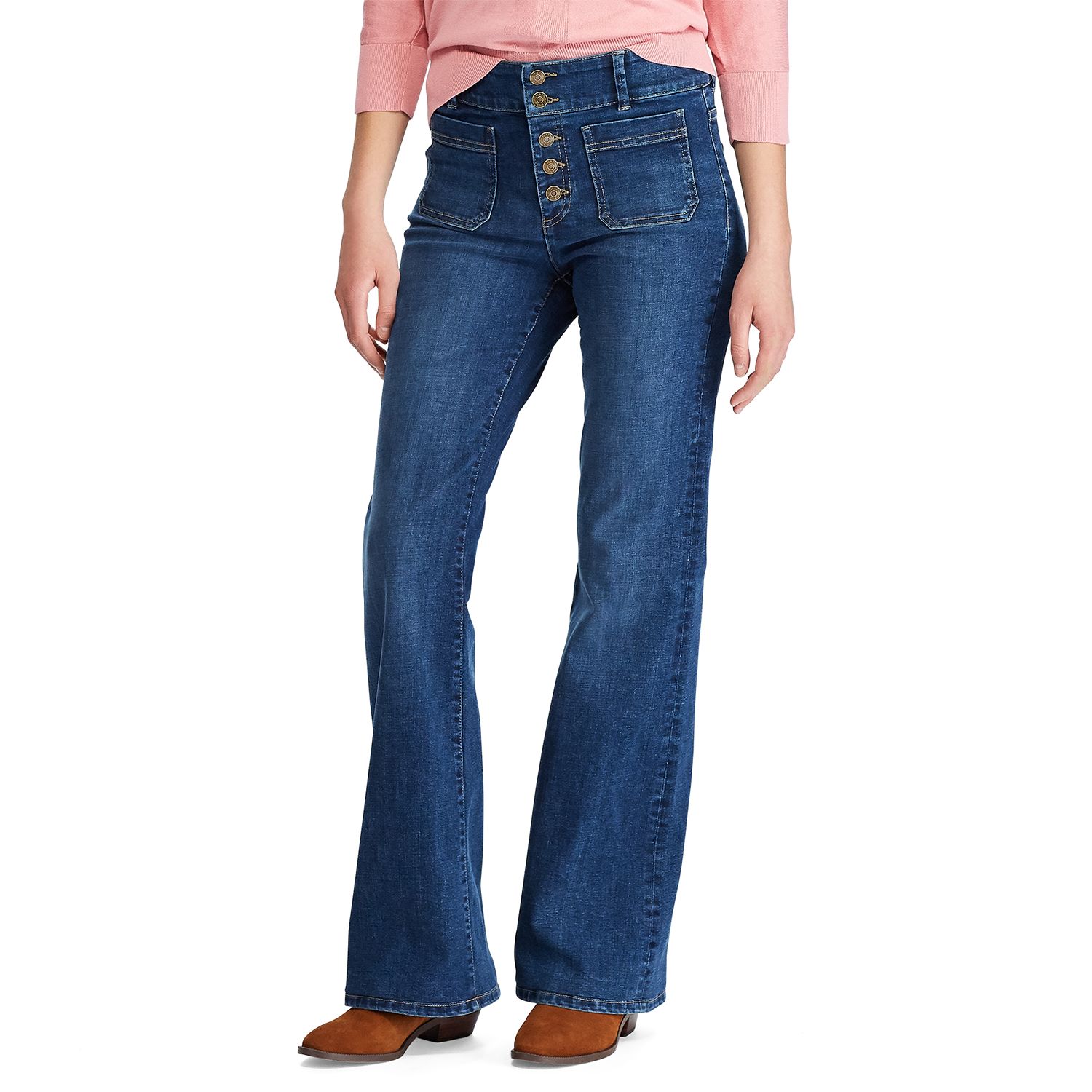 ladies button fly jeans