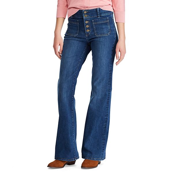 Women's Chaps Button-Fly Bootcut Jeans