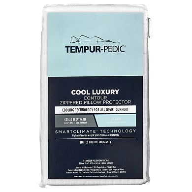 Tempur-Pedic Cool Luxury Contour Zippered Pillow Protector