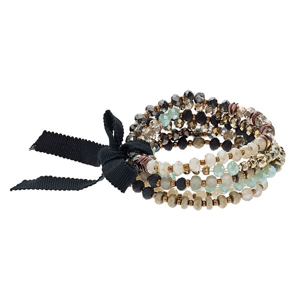 Simply Vera Vera Wang Beaded Stretch Bracelet Set