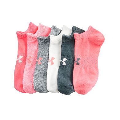 Women's Under Armour 6-Pack Essential No-Show Socks