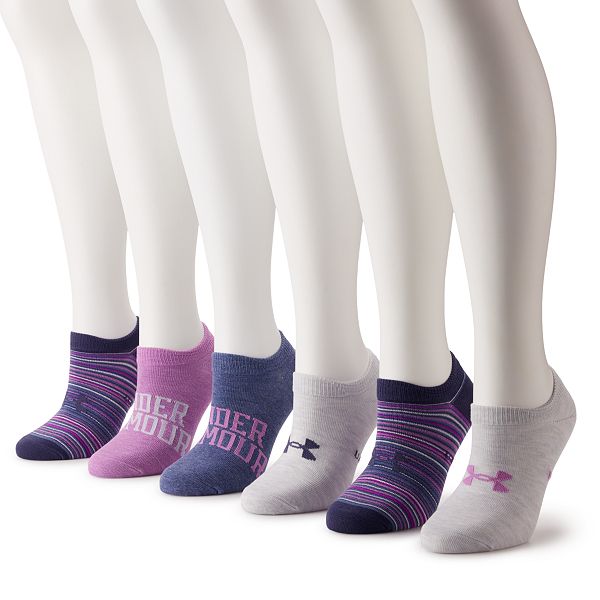 Women's Under Armour 6Pack Essential NoShow Socks