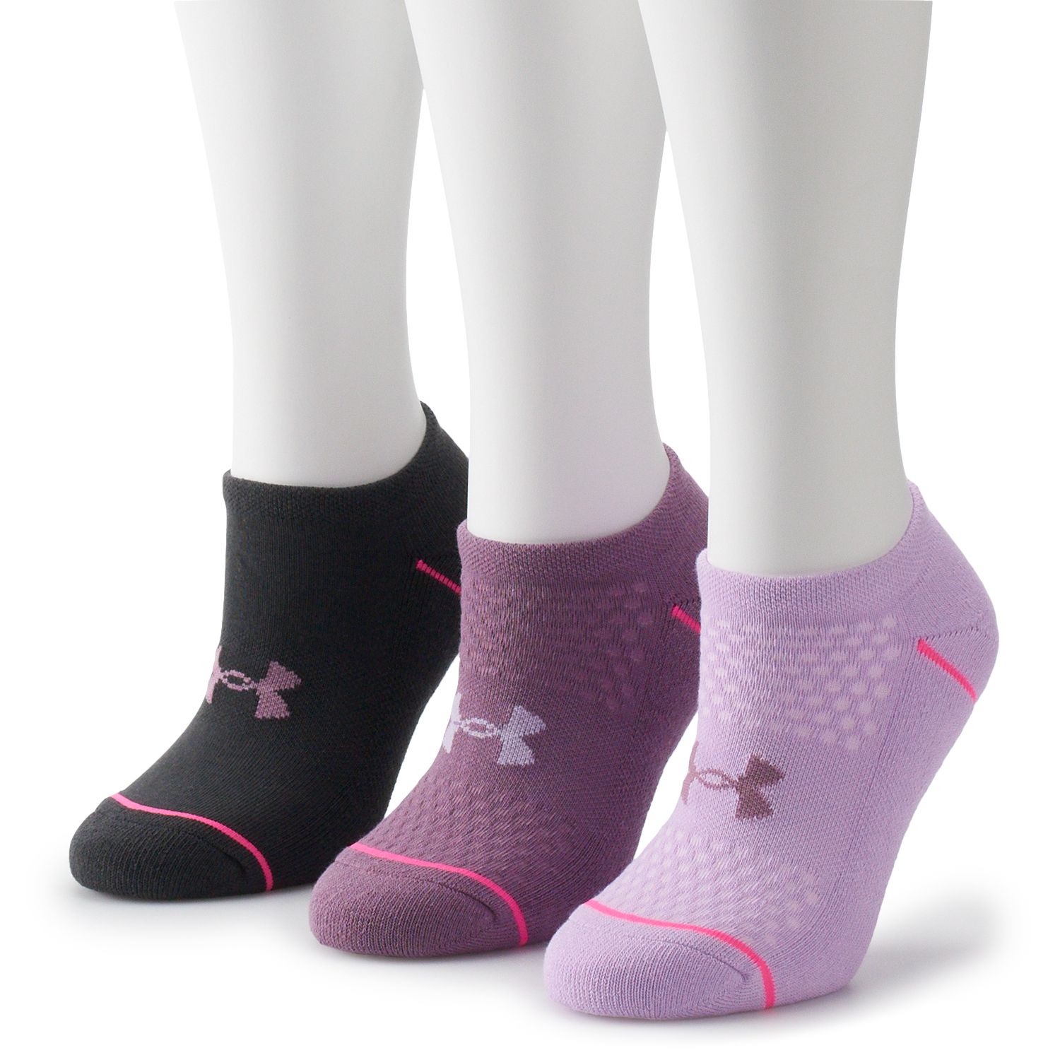 purple under armour socks