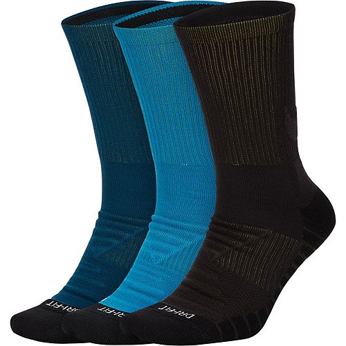 Men's Nike 3pack Everyday Max Cushioned Crew Training Socks