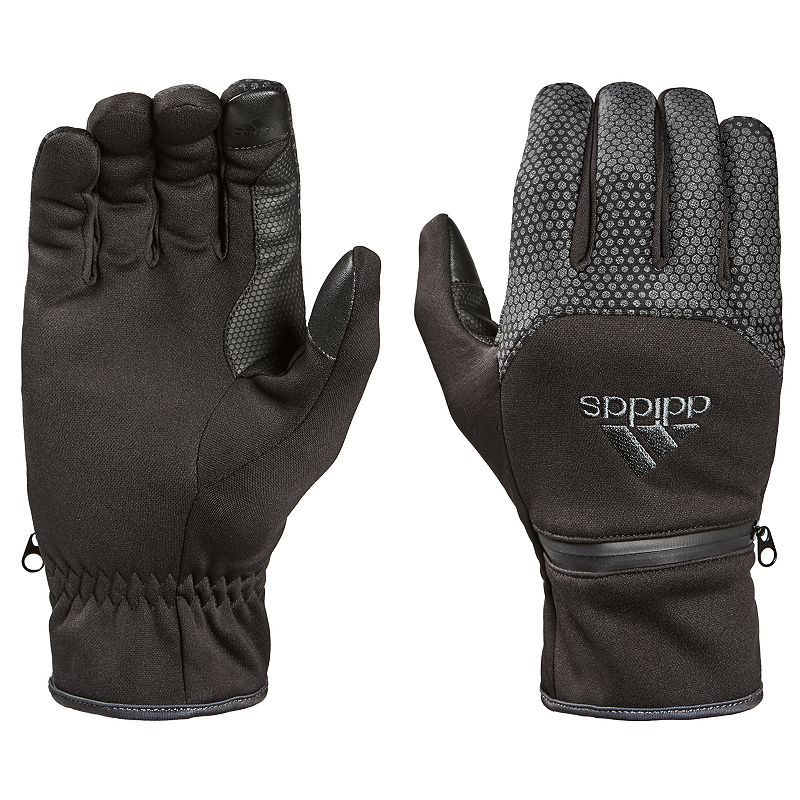 Mens adidas E-Tip Climawarm Voyager 2.0 Gloves, Size: Medium/Large, Black