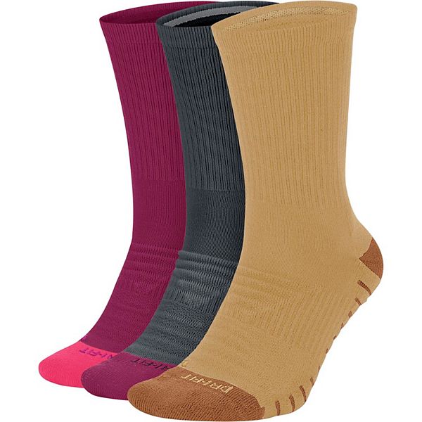 nike training 3 pack crew socks