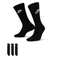 NIKE SOCKS 3 PAIRS PACK - LIGHTWEIGHT CREW ANKLE MENS WOMENS SPORTS