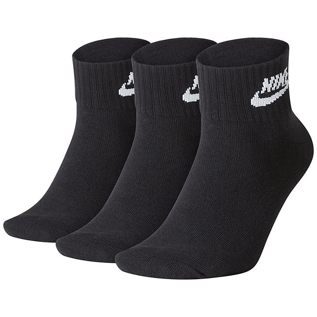 Men's nike sale black ankle socks