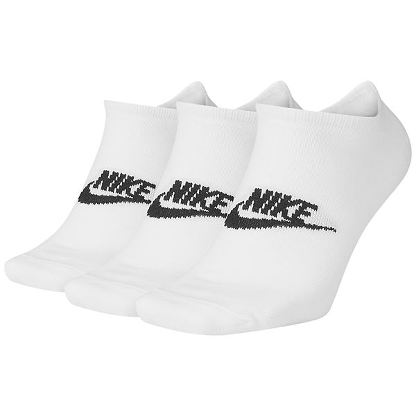 mens nike no show socks black