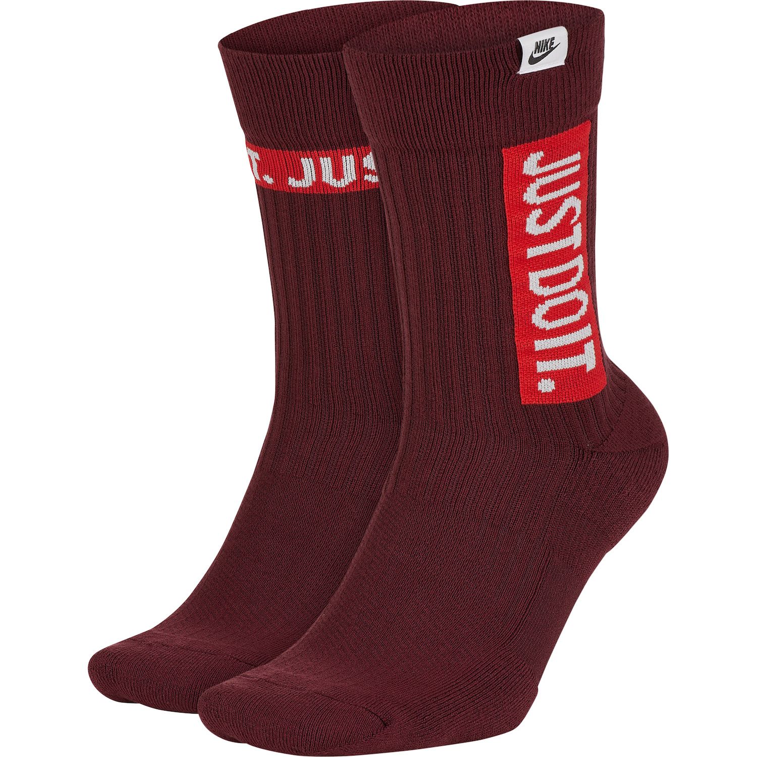 maroon nike socks