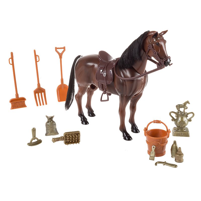 Hey! Play! Toy Horse Set, Multicolor