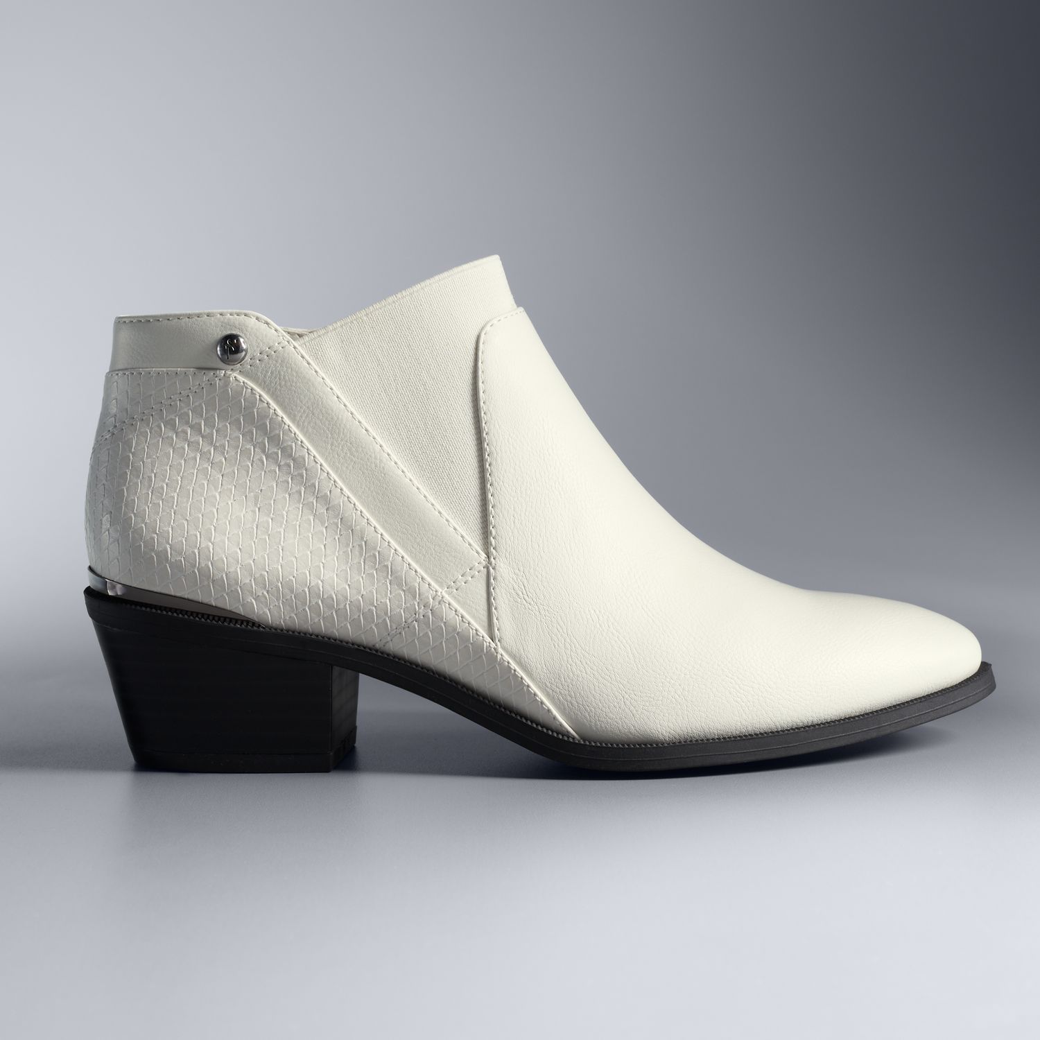 vera wang white boots