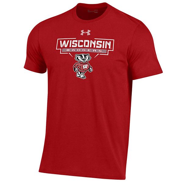 Boys 8-20 Under Armour Wisconsin Badgers Mascot Tee