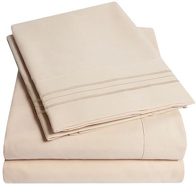 Sweet Home Collection 1500 Thread Count Deep Pocket Sheet Set