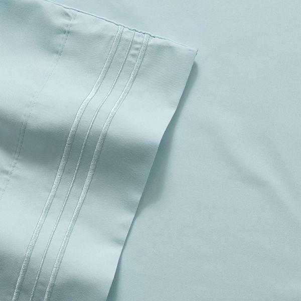 Sweet Home Collection 1500 Thread Count Deep Pocket Sheet Set - Aqua (QUEEN SET)