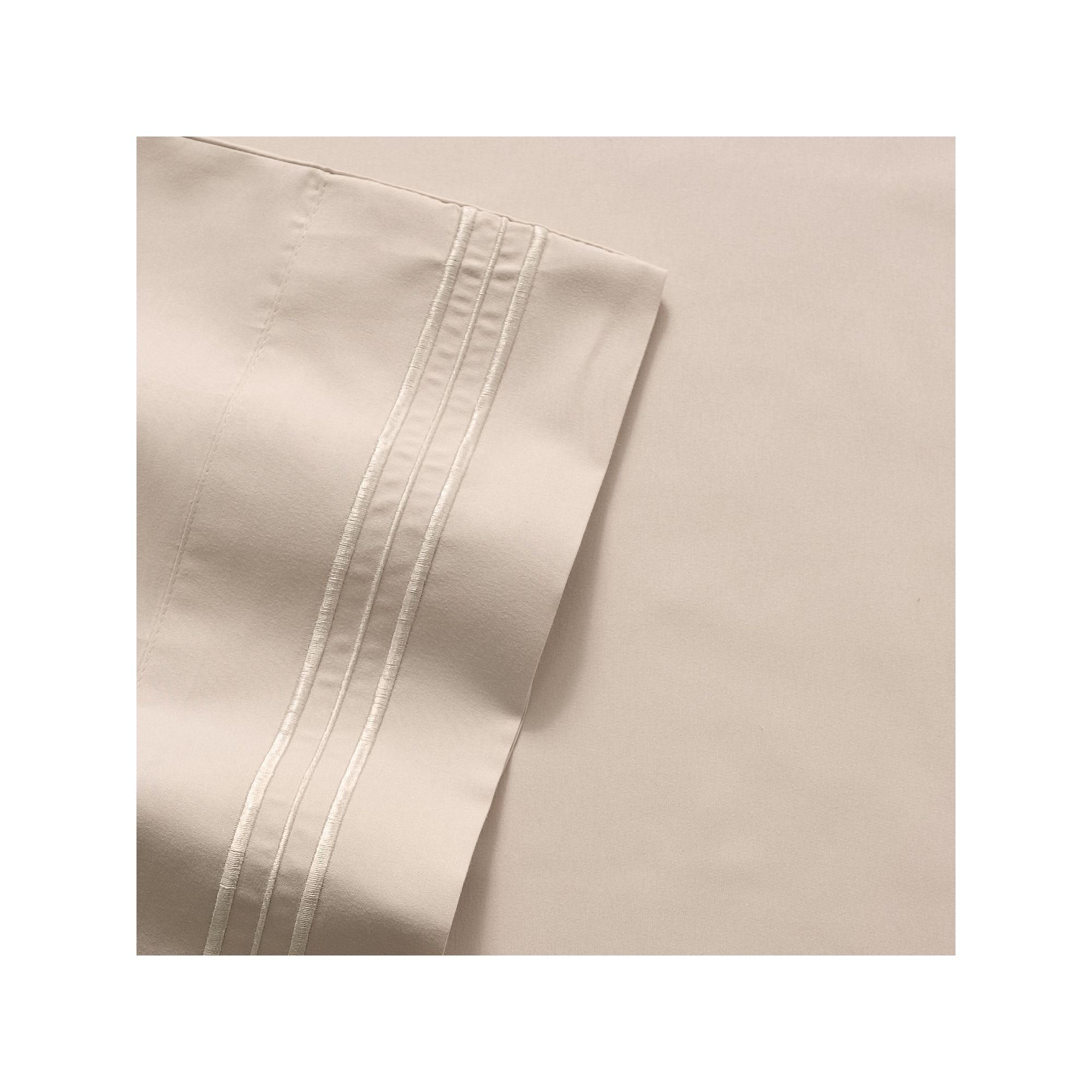 Sweet Home Collection 1500 Thread Count Deep Pocket Sheet Set, Beige