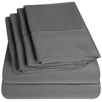 Sweet Home Collection 1500 Thread Count Microfiber Sheet Set