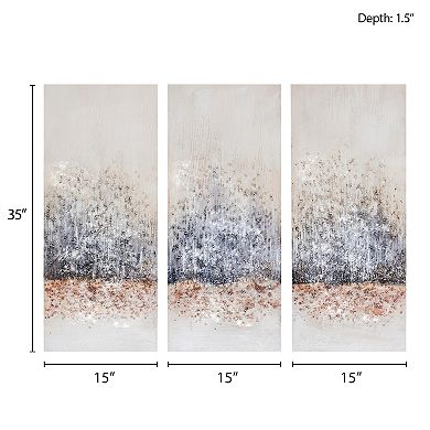 Madison Park Twilight Mystere Canvas Wall Art 3-piece Set