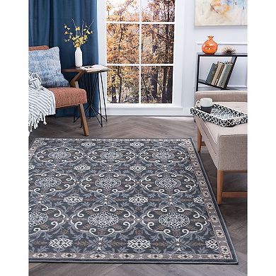 KHL Rugs Izel Brocade Indoor Area Rug