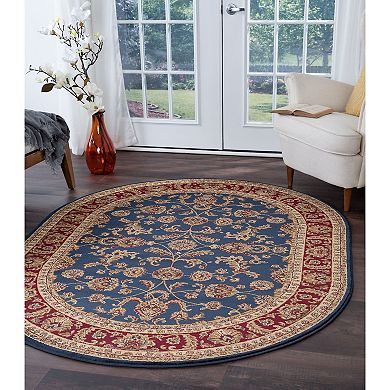 KHL Rugs Sariya Oriental Oval Indoor Area Rug