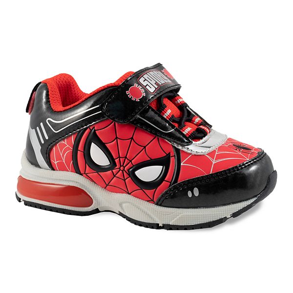 Marvel Spider-Man Ultimate Toddler Boys' Athletic Light-Up Shoes Sizes 7-12 