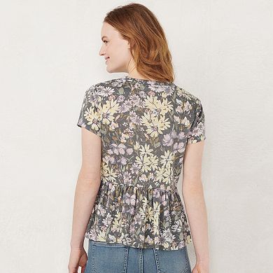 Women's LC Lauren Conrad Peplum Top