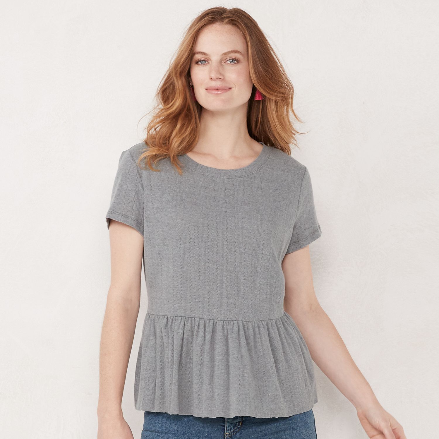 kohls peplum top