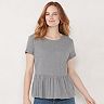 Women's LC Lauren Conrad Peplum Top