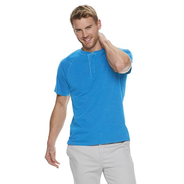 Men's Sonoma Goods For Life™ Supersoft Slubbed Washed Henley