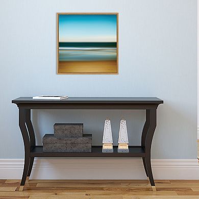 Amanti Art Framed 'Sea Stripes I' by Katherine Gendreau Wall Art
