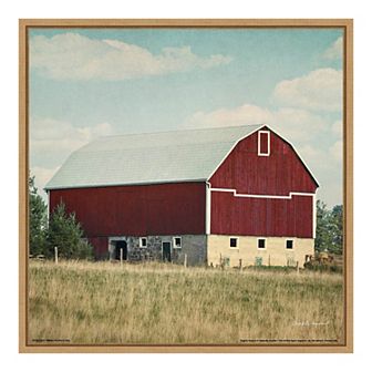 Amanti Art 'Blissful Country VI Crop (Barn)' by Elizabeth Urquhart