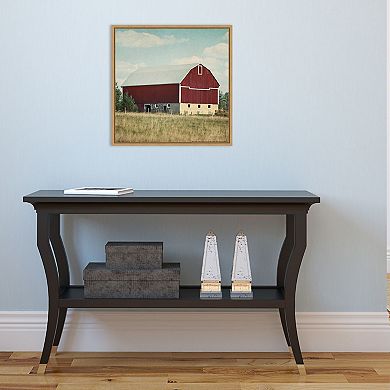Amanti Art 'Blissful Country VI Crop (Barn)' by Elizabeth Urquhart