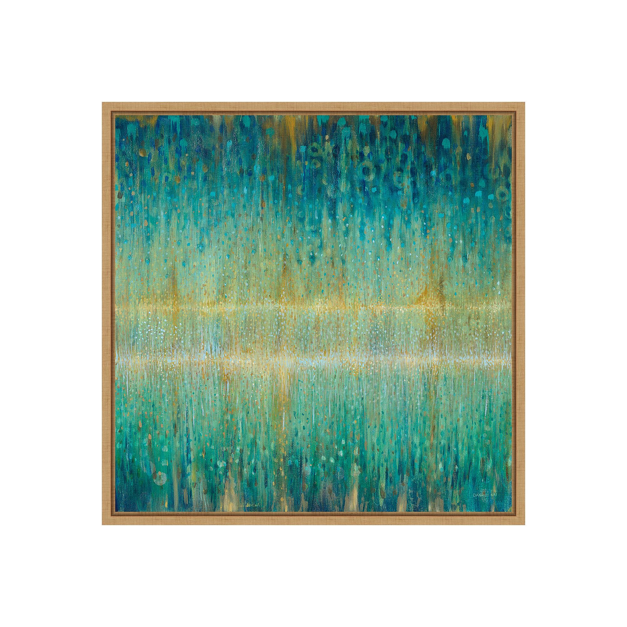 Amanti Art Rain Abstract I by Danhui Nai, Brown