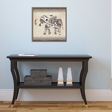 Amanti Art 'Boho Elephant II Neutral' by Wild Apple Portfolio