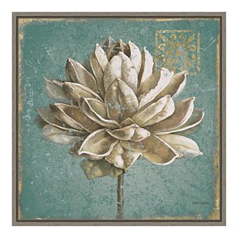 Amanti Art 'Seed Pod I no Words Turquoise' by Beth Grove