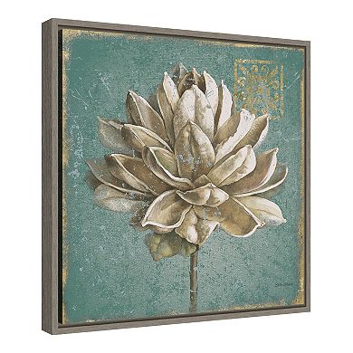 Amanti Art 'Seed Pod I no Words Turquoise' by Beth Grove