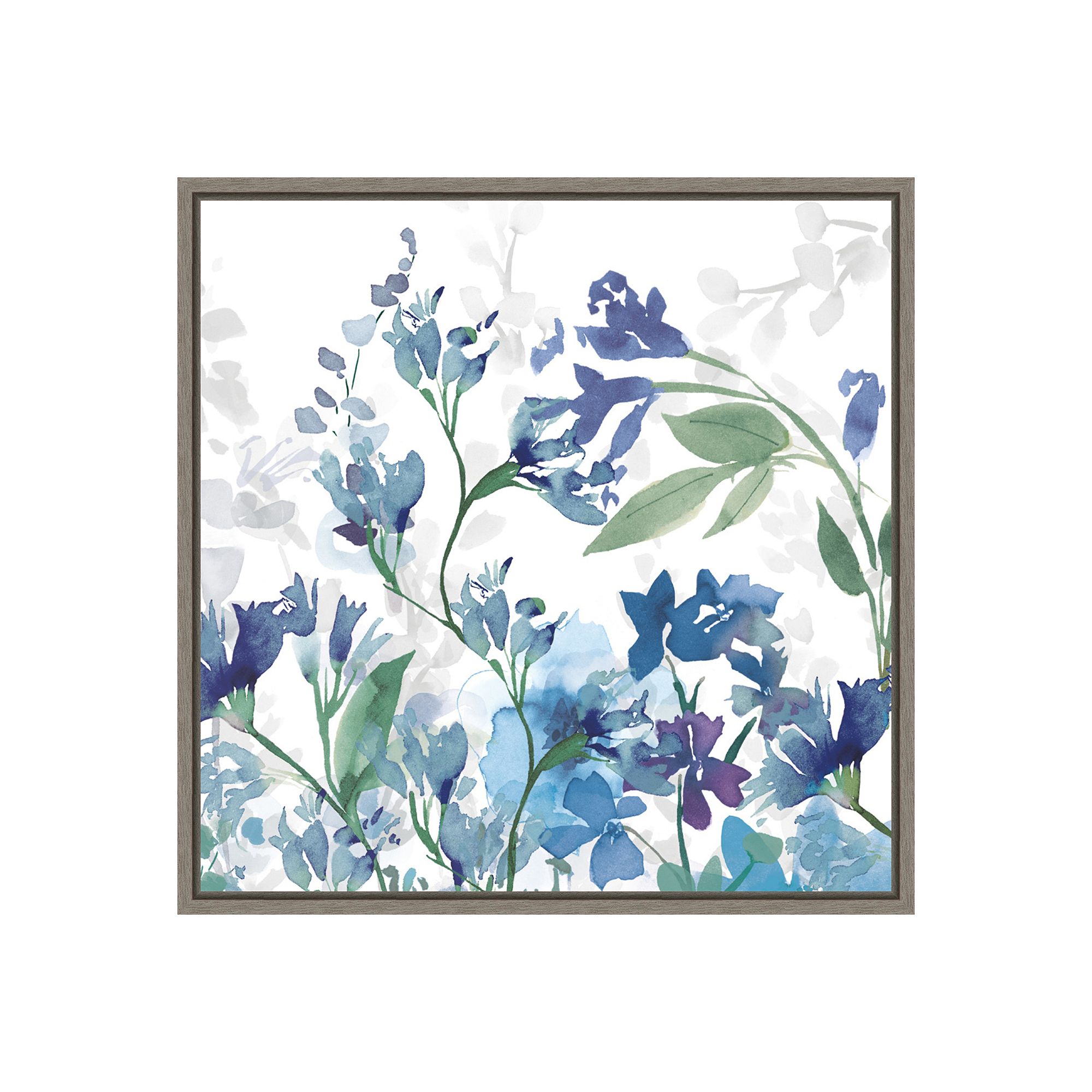 Amanti Art Framed Canvas Colors of the Garden III Cool Shadows by Wild Appl