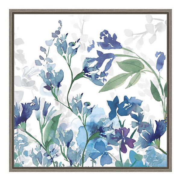 Amanti Art Framed Canvas Colors of the Garden III Cool Shadows by Wild ...